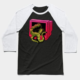 Tentacle monster Detailed doodle Baseball T-Shirt